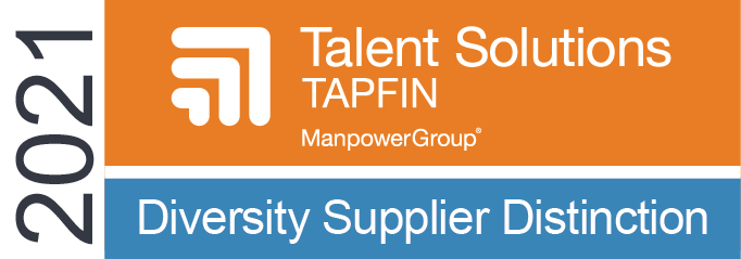 TAPFIN Top Partner Award 2021 Diversity Supplier Distinction Badge